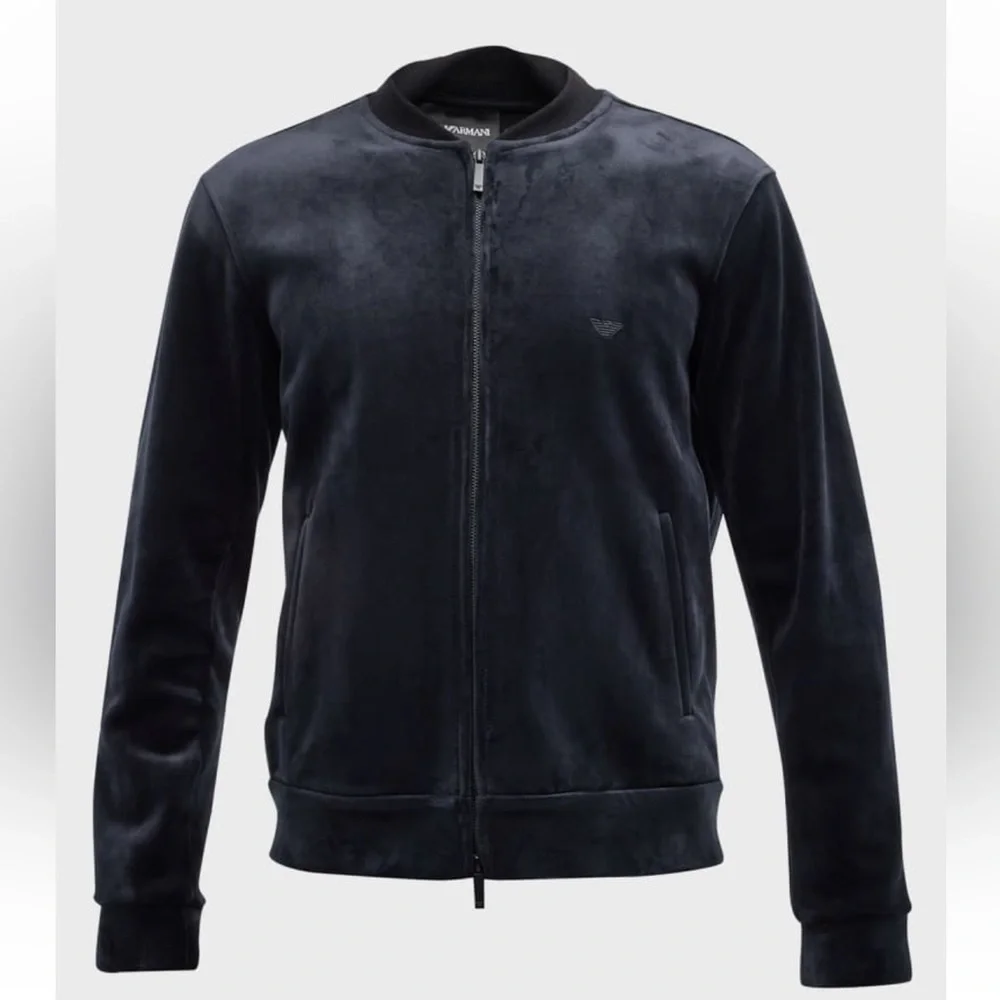 Authentic Emporio Armani velvet full size sweatshirt